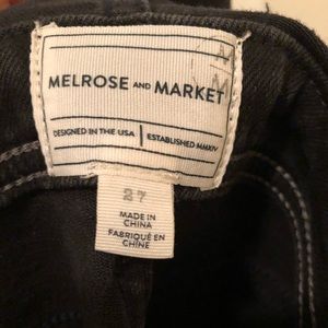 Black Melrose Market overalls